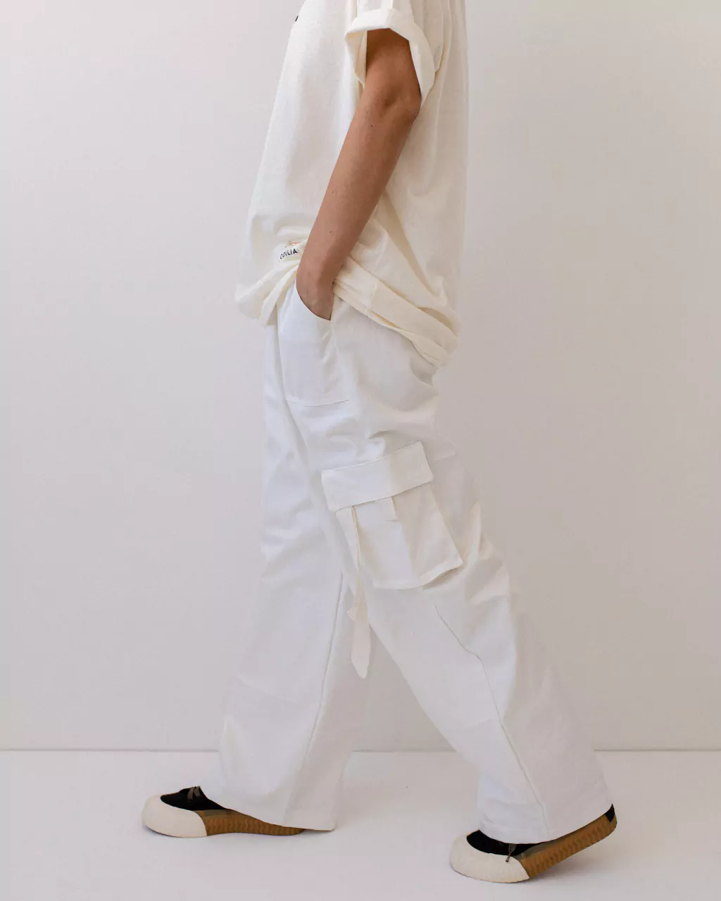 Cargo wide leg Bailecito- crudo - Imagen 2