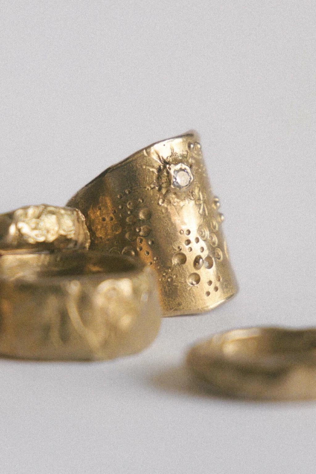 Anillo universo - bronce