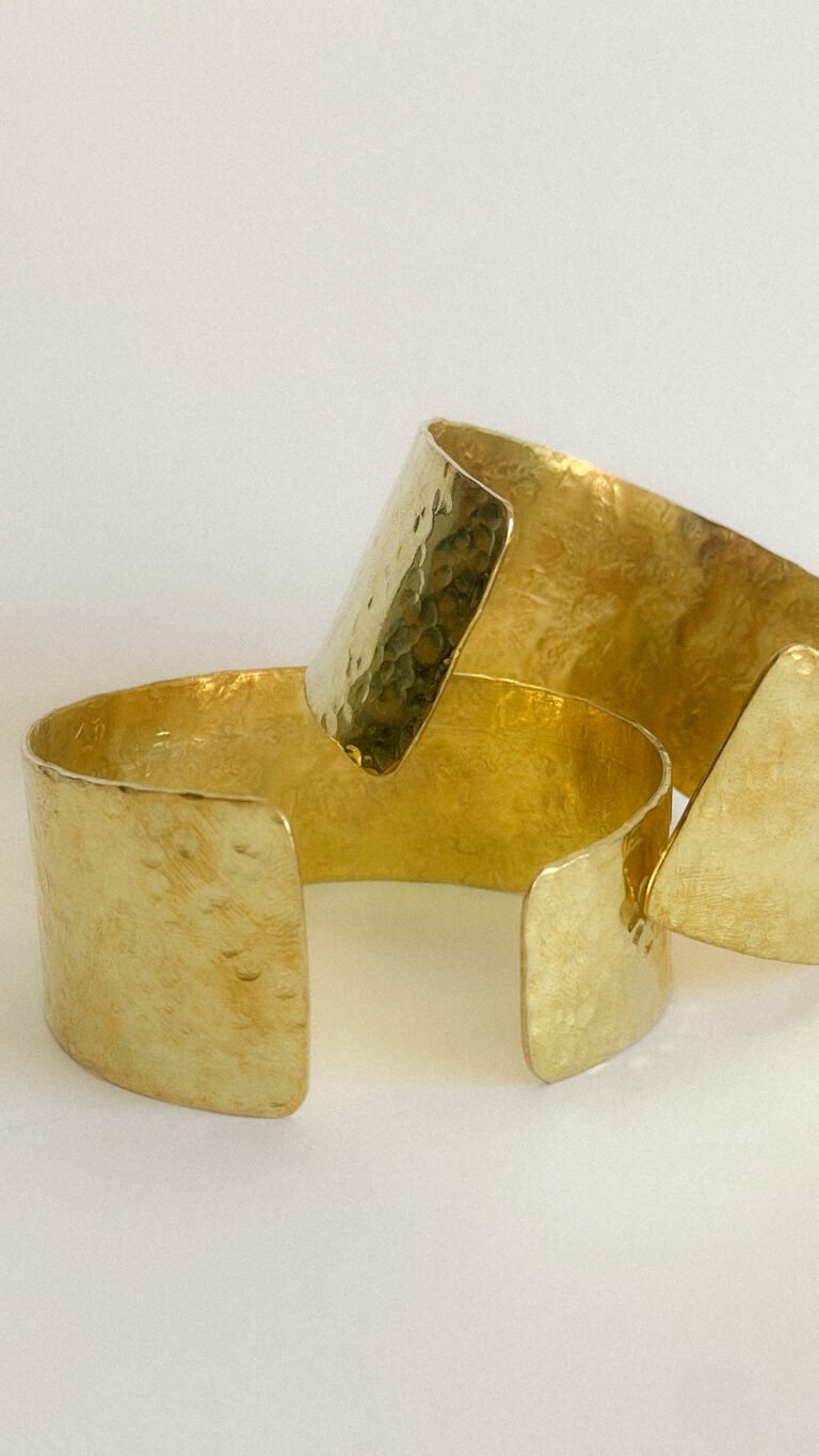Brazalete asimetría - bronce