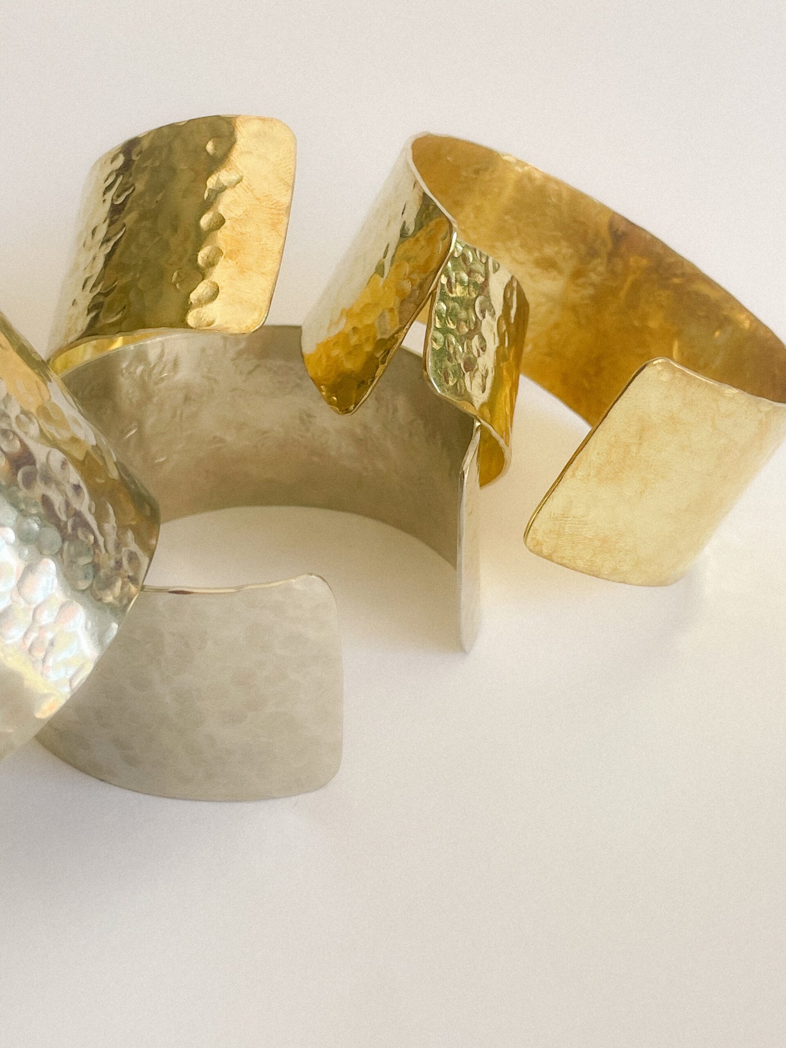 Brazalete asimetría - bronce - Imagen 2