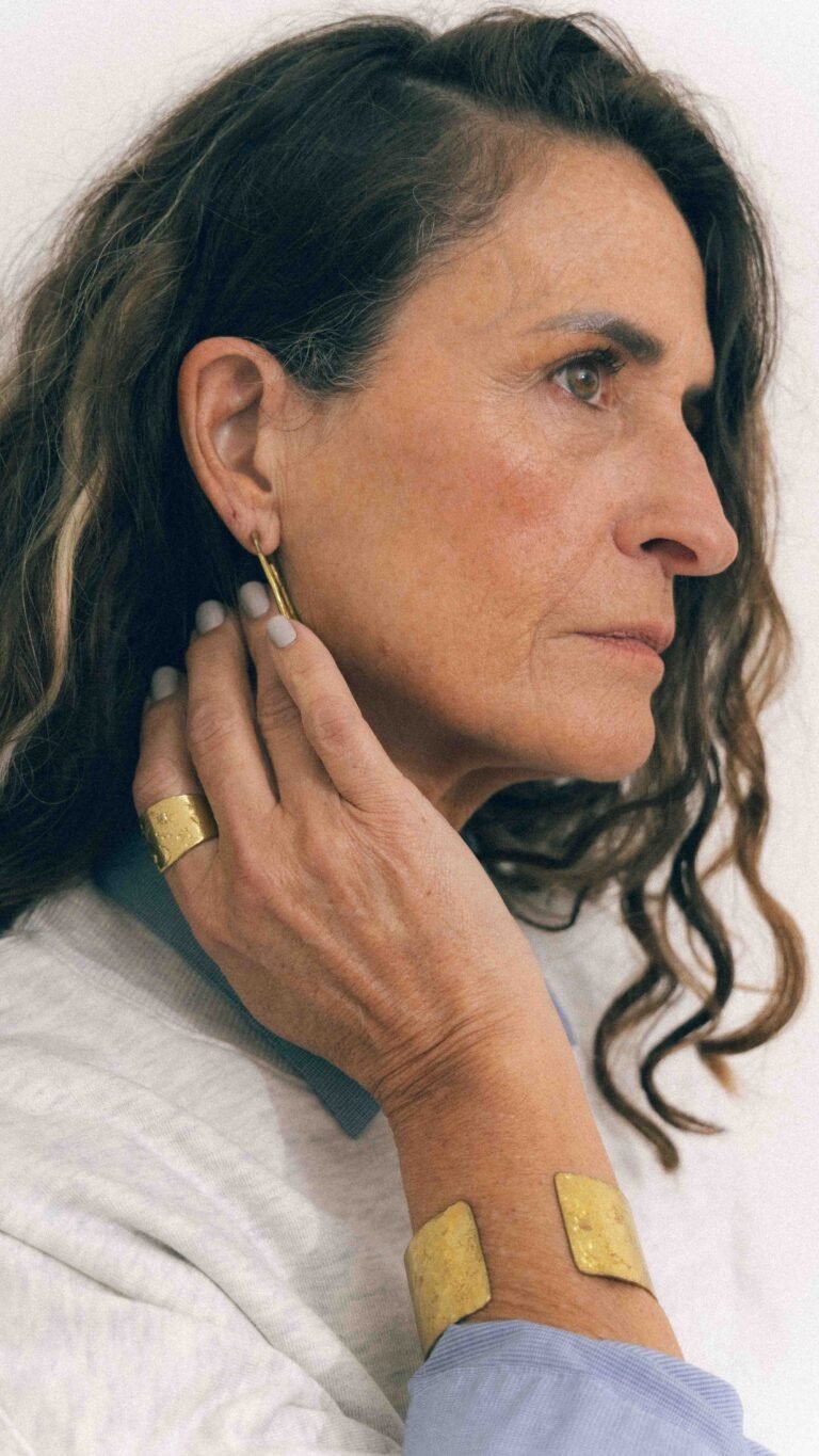 Brazalete simetría - bronce