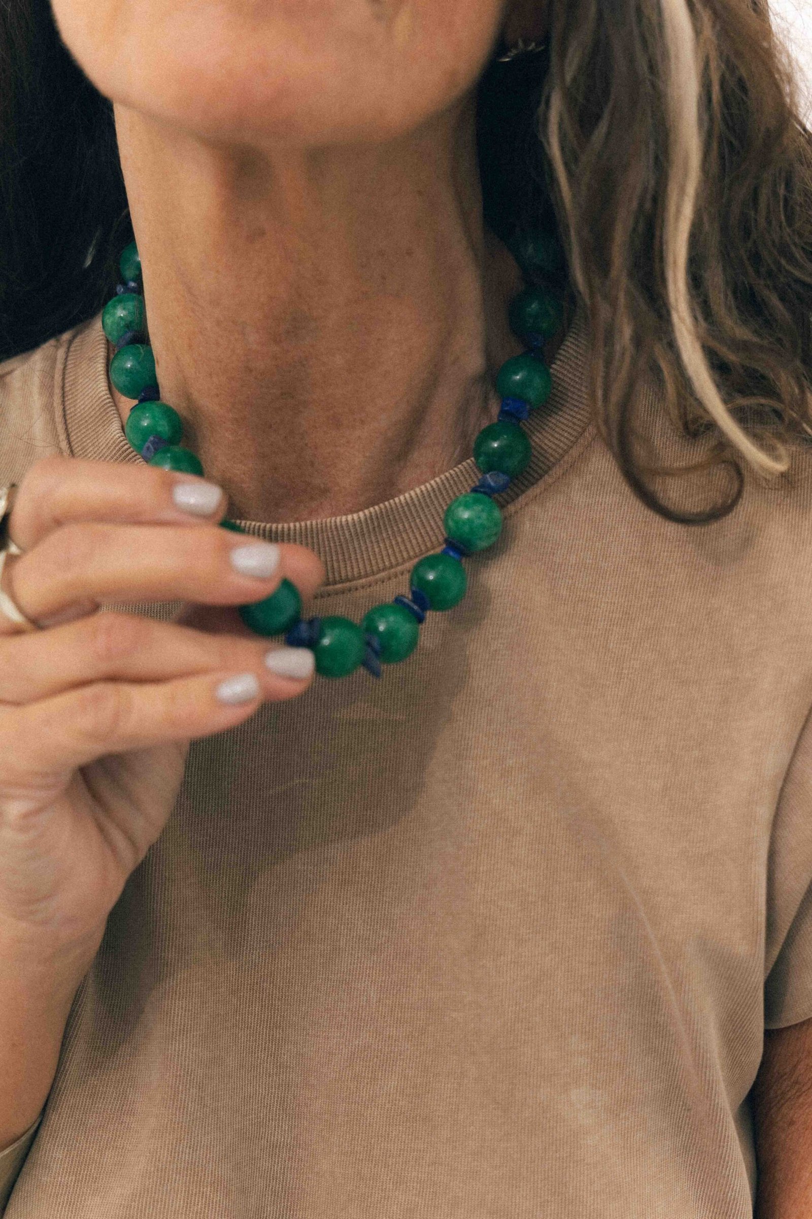 Collar piedras naturales - grandes - Imagen 6